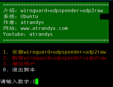 游戏加速：Wireguard+udp加速（Ubuntu版）